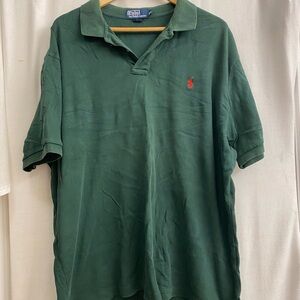 Polo by Ralph Lauren Men's Green Polo Shirt